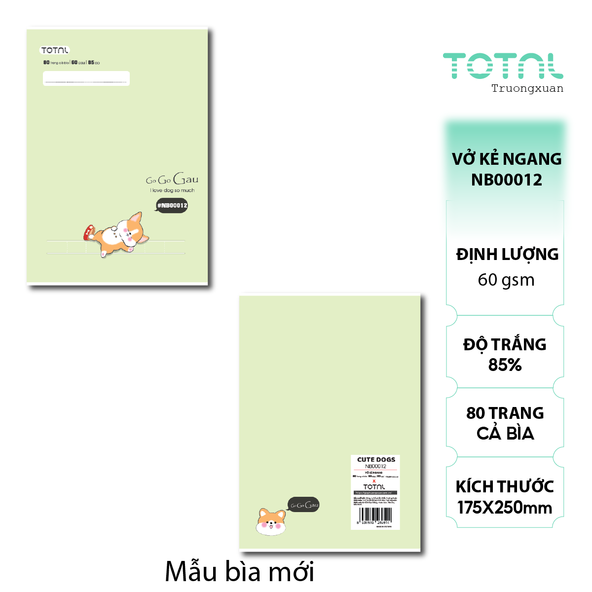 Vở kẻ ngang Total Friend 80 trang