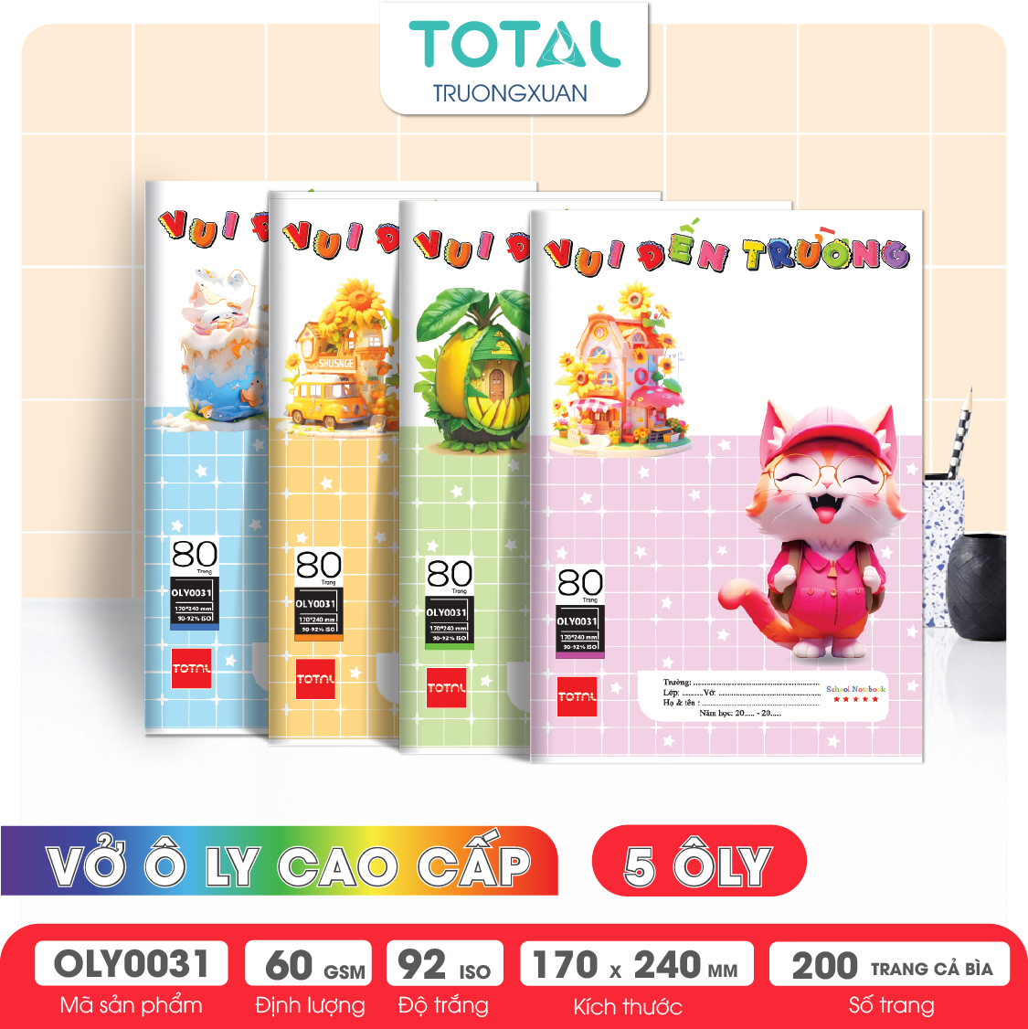 Vở oly Total Rainy Day 48 trang 5 ôly