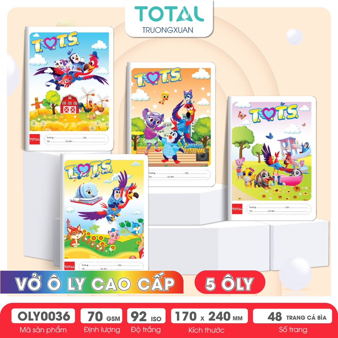Vở oly Total TOTS  48 trang 5 ôly