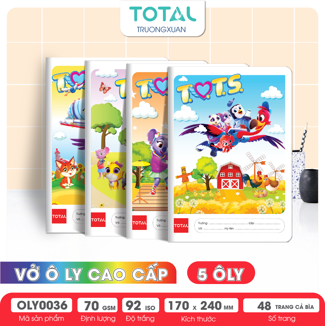 Vở oly Total TOTS  48 trang 5 ôly