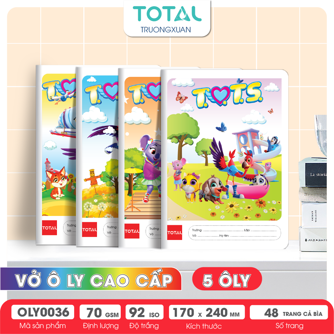 Vở oly Total TOTS  48 trang 5 ôly