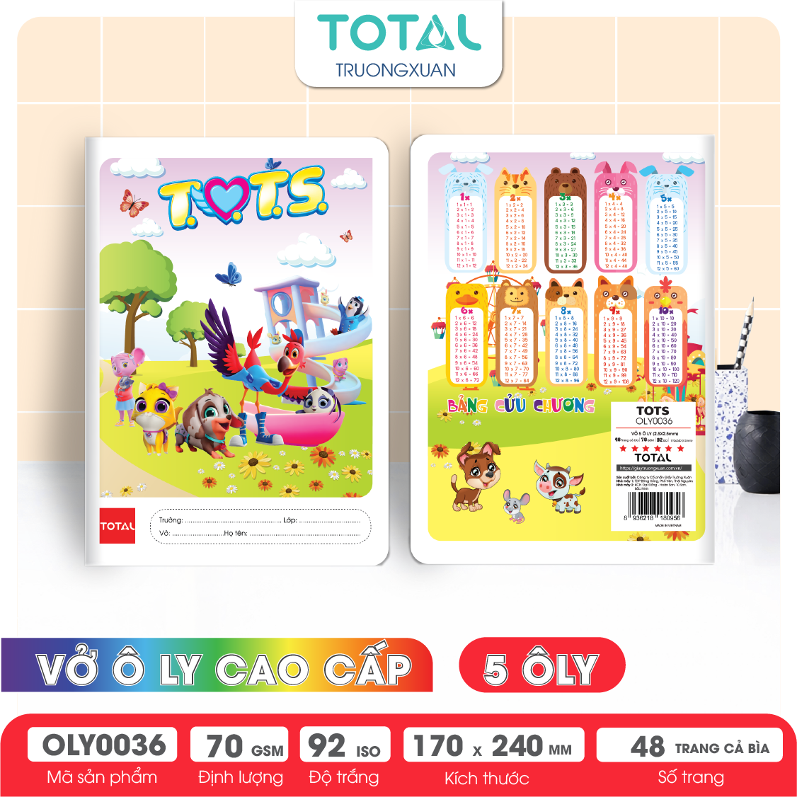 Vở oly Total TOTS  48 trang 5 ôly