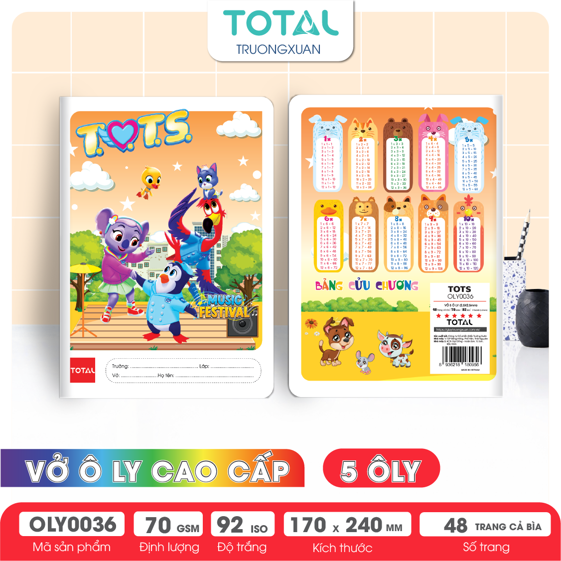Vở oly Total TOTS  48 trang 5 ôly
