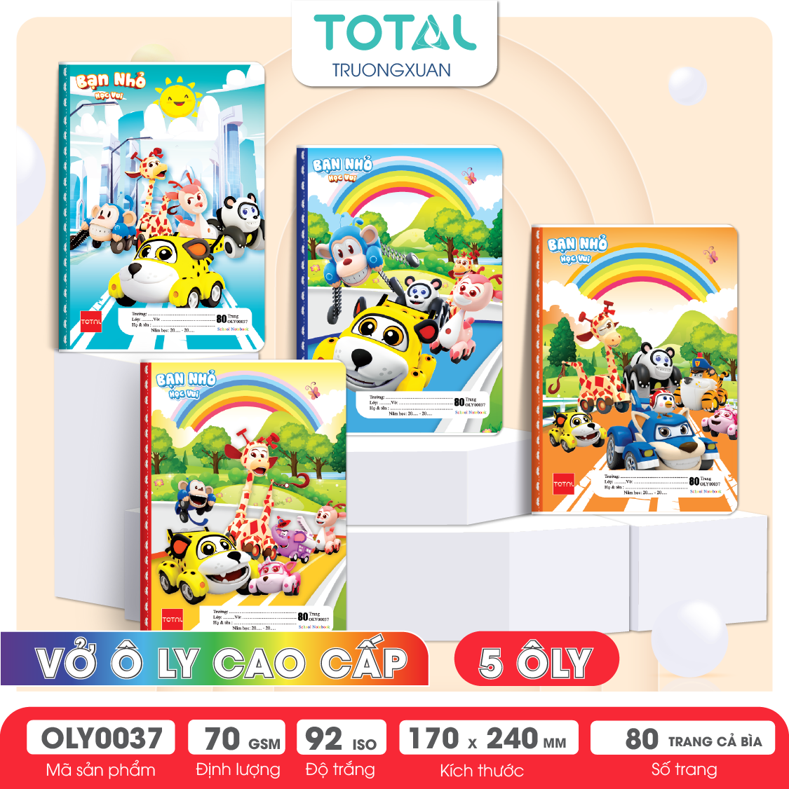 Vở oly Total Bạn nhỏ  80 trang 5 ôly