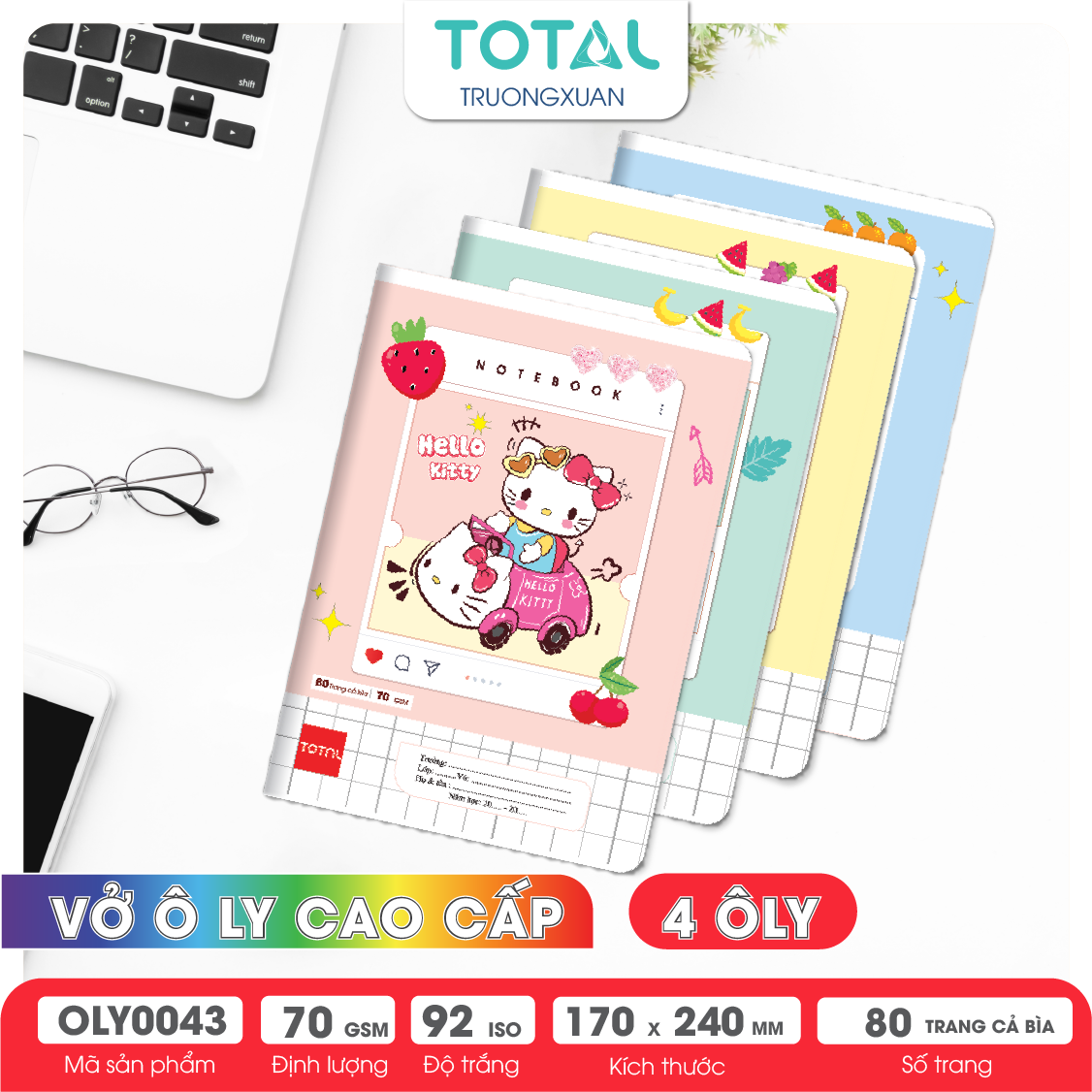 Vở oly Total Happy Day 80 trang 4 ôly