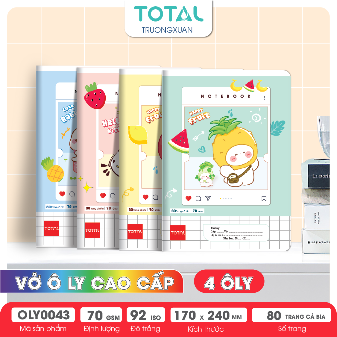 Vở oly Total Happy Day 80 trang 4 ôly