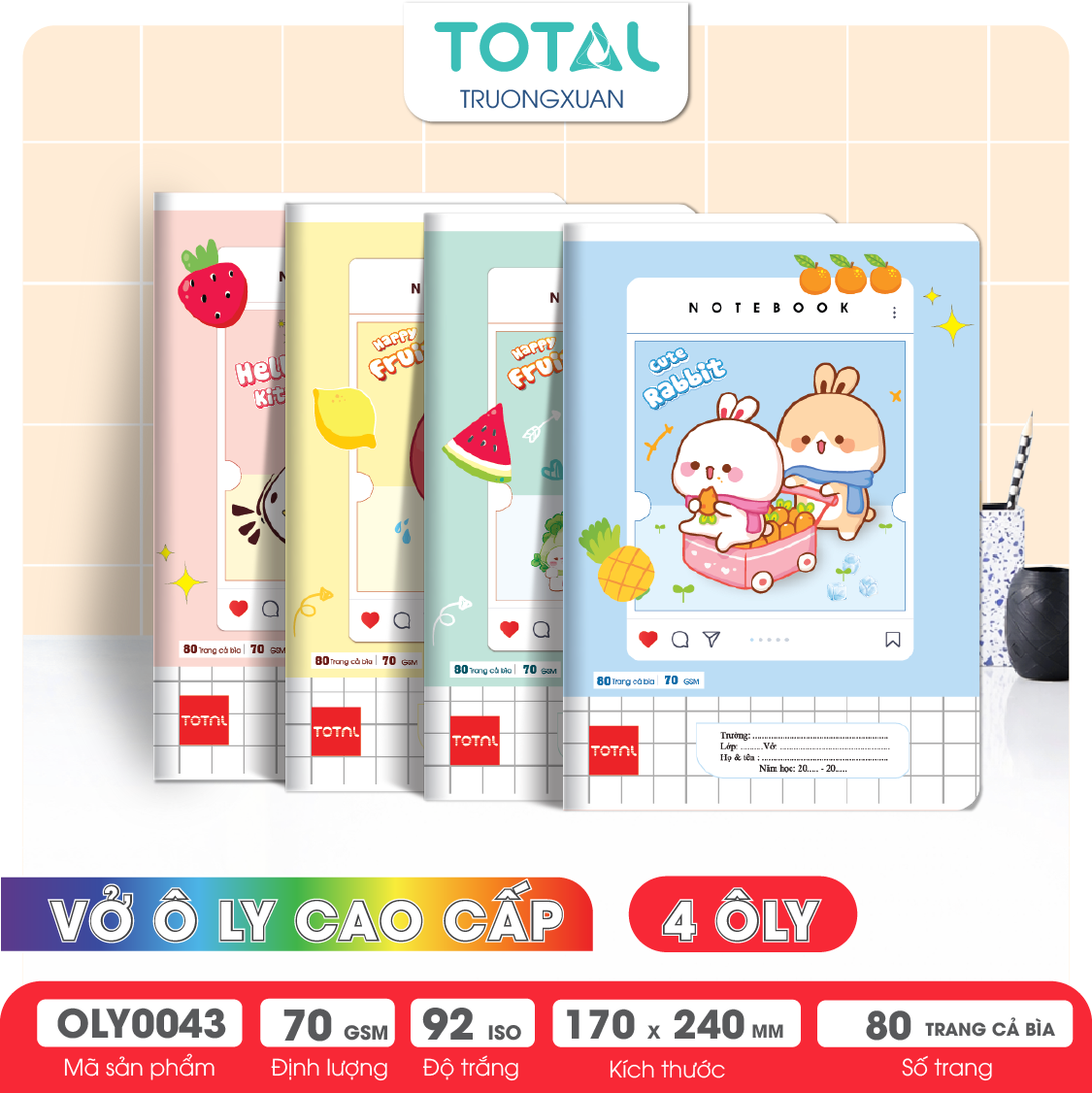 Vở oly Total Happy Day 80 trang 4 ôly