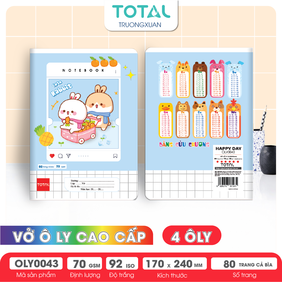 Vở oly Total Happy Day 80 trang 4 ôly