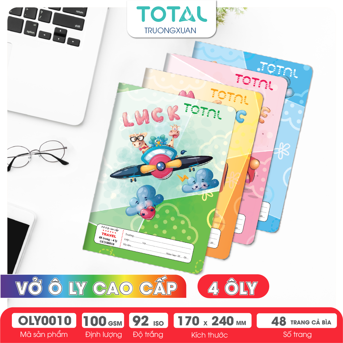Vở oly Total Travel.03 48 trang 4 ôly