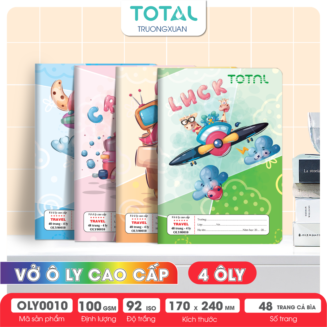 Vở oly Total Travel.03 48 trang 4 ôly