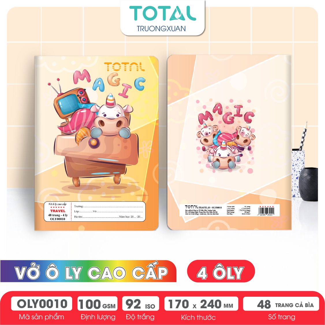 Vở oly Total Travel.03 48 trang 4 ôly