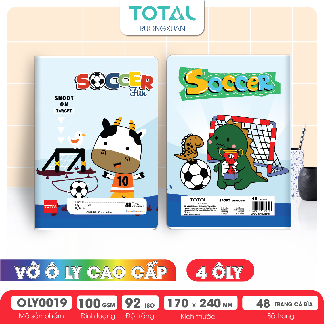 Vở oly Total Sport 48 trang 4 ôly