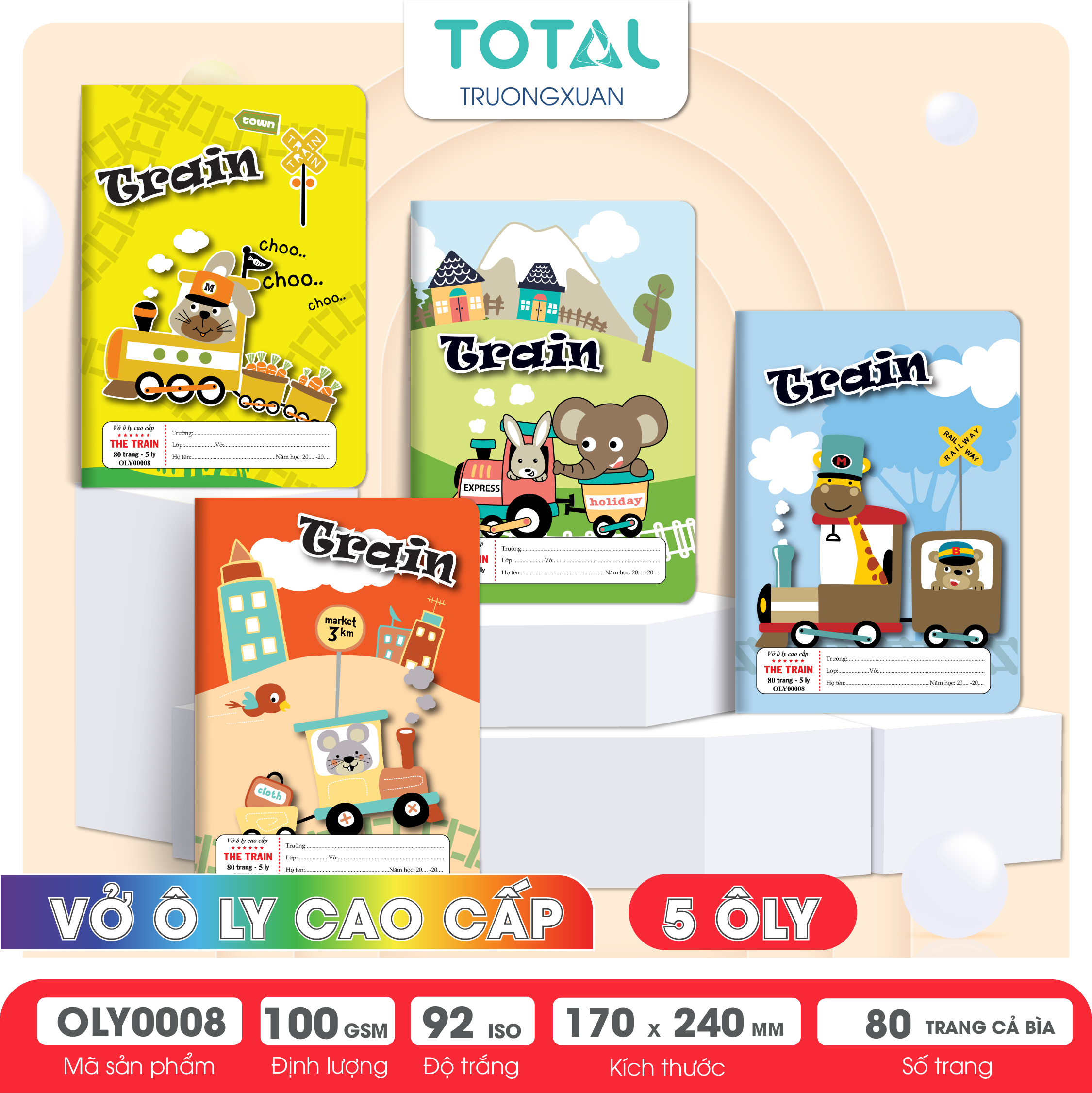 Vở oly Total The Train 80 trang 5 ôly