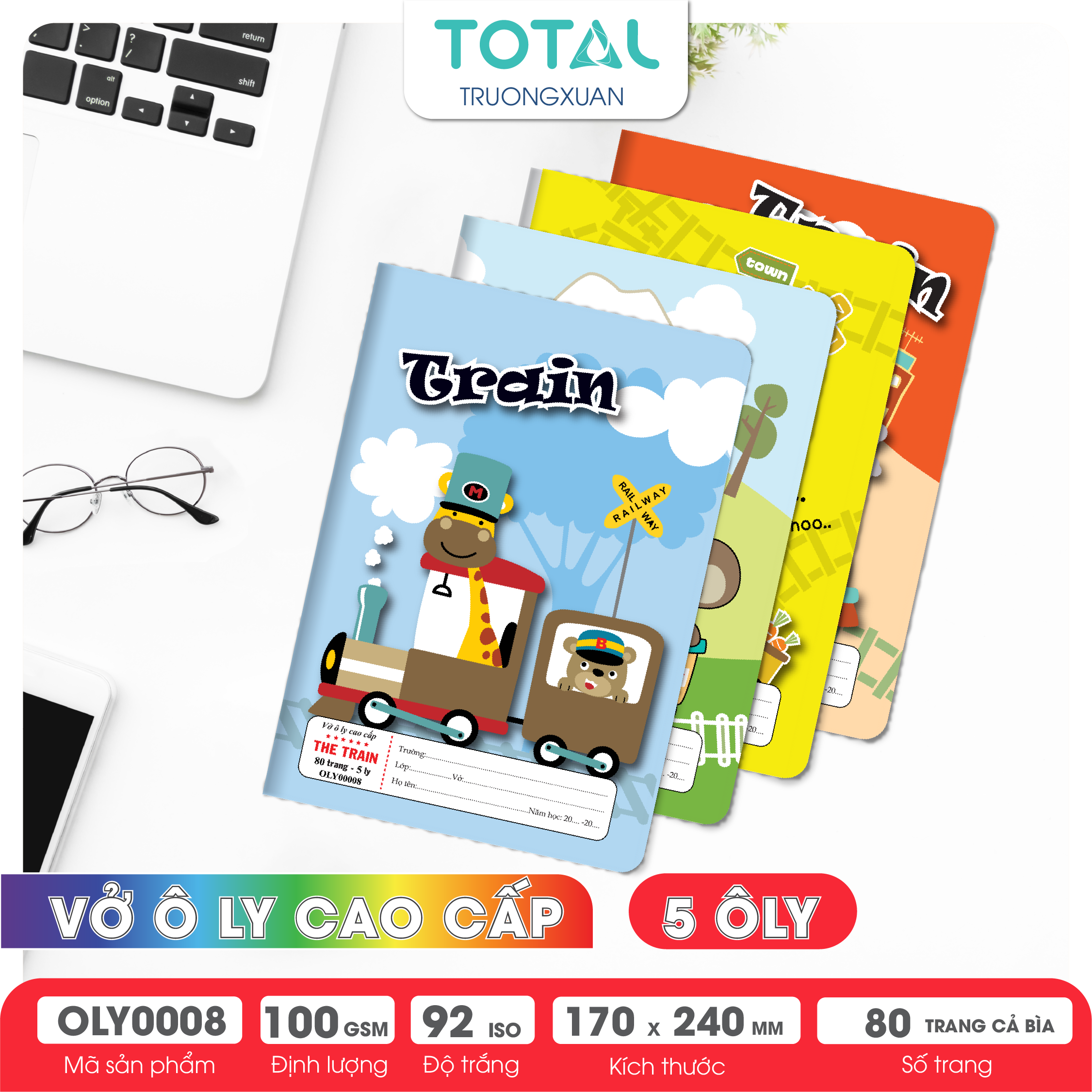 Vở oly Total The Train 80 trang 5 ôly