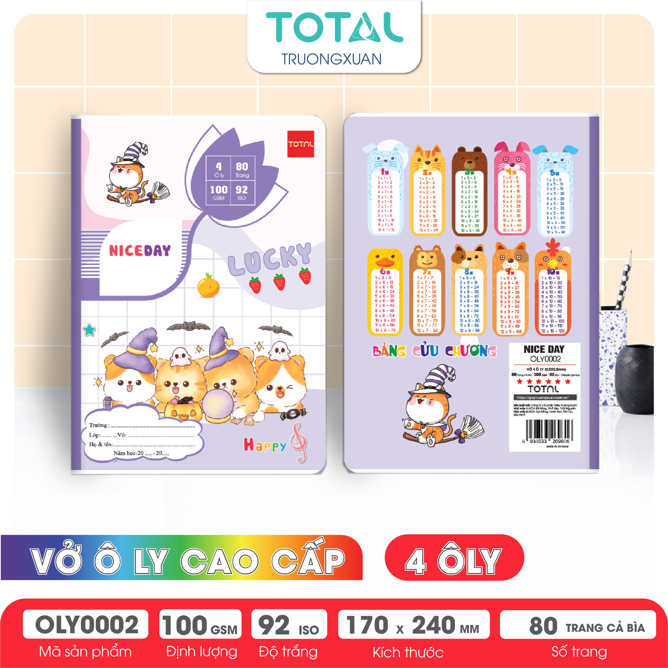 Vở oly Total Nice Day 80 trang 4 ôly