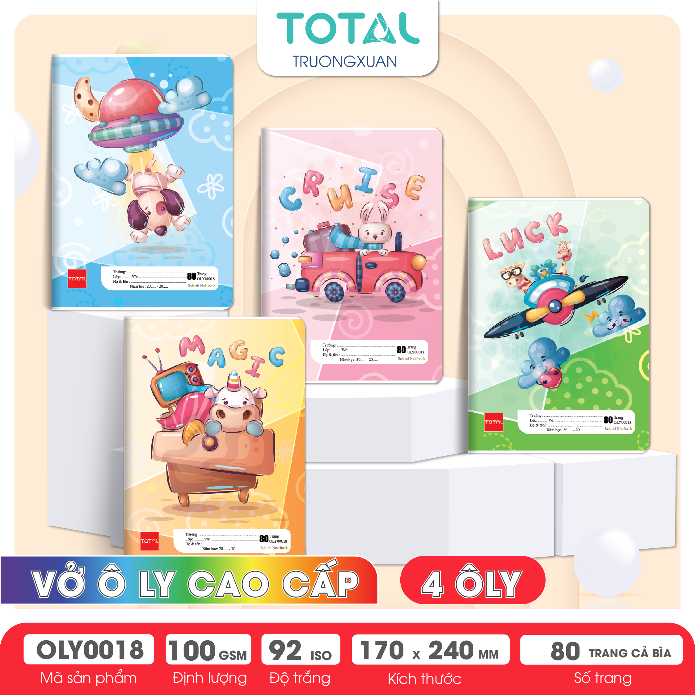 Vở oly Total Travel.03 80 trang 4 ôly