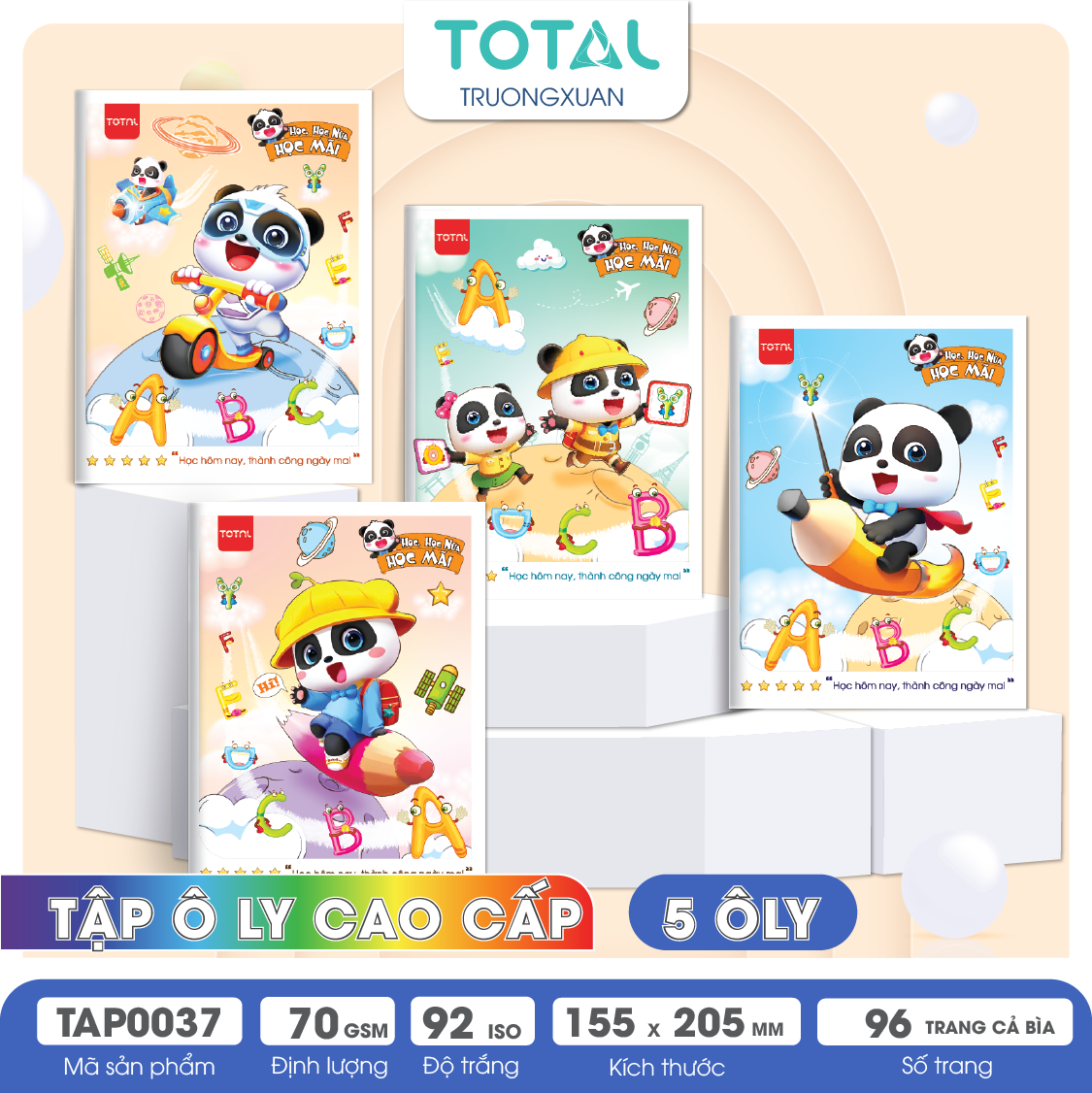 Tập vở oly Total ABC 96 trang 5 ôly