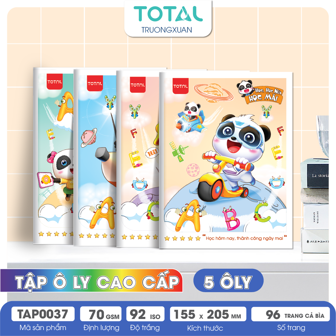 Tập vở oly Total ABC 96 trang 5 ôly