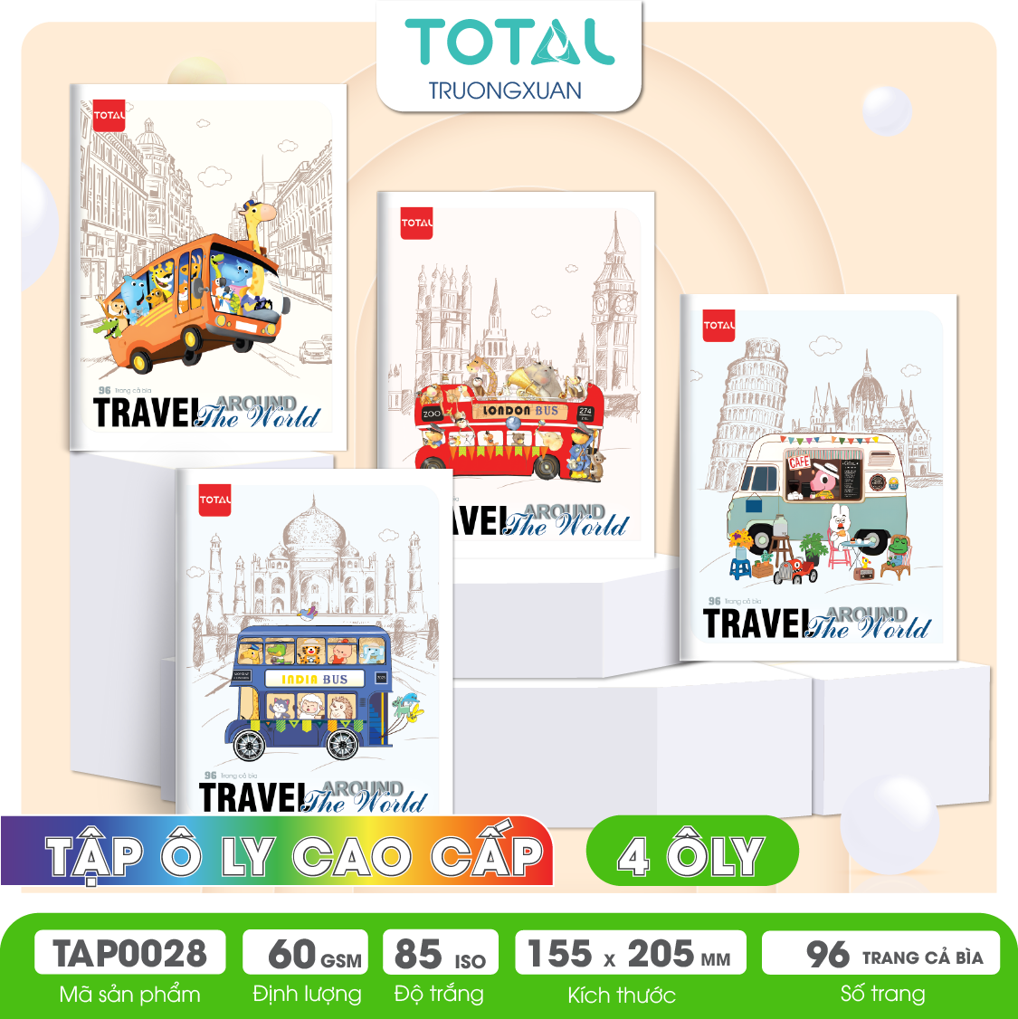 Tập vở oly Total BUS 96 trang 4 ôly
