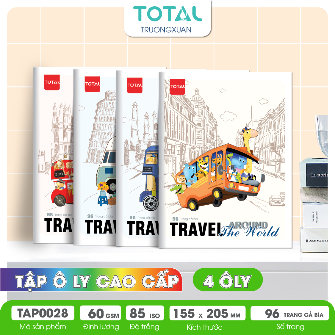 Tập vở oly Total BUS 96 trang 4 ôly
