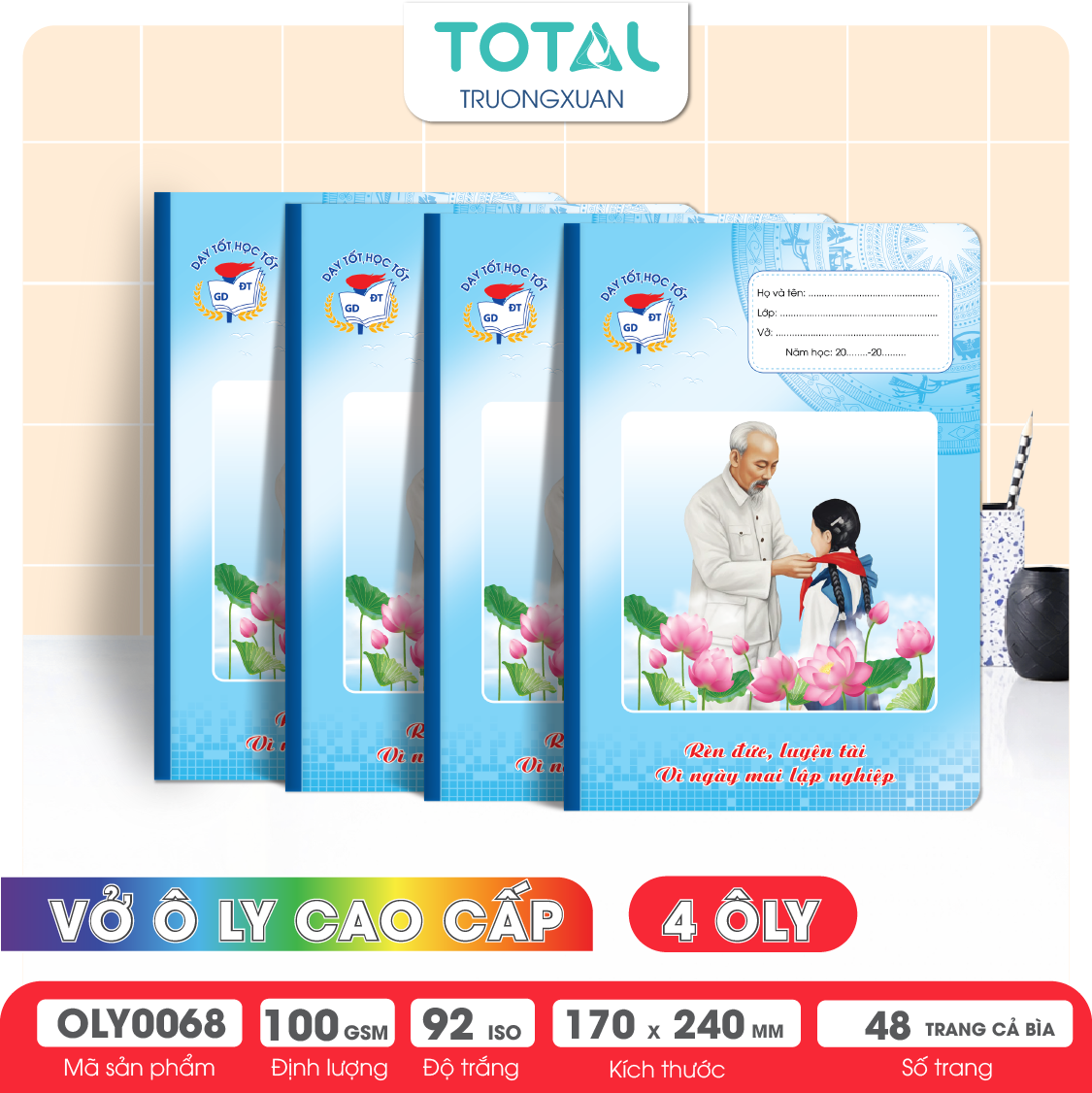 Vở oly  Bác Hồ 48 trang 4 ôly