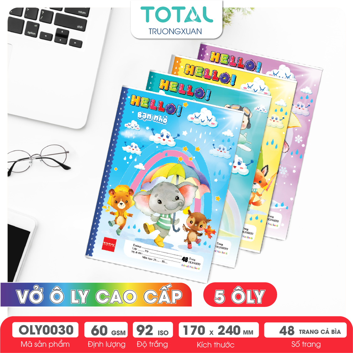 Vở oly Total Rainy Day 48 trang 5 ôly