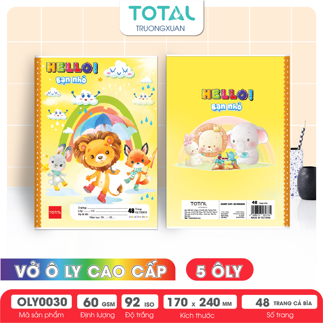 Vở oly Total Rainy Day 48 trang 5 ôly