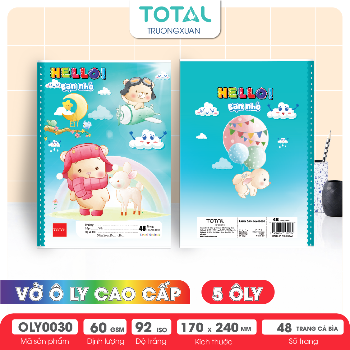 Vở oly Total Rainy Day 48 trang 5 ôly