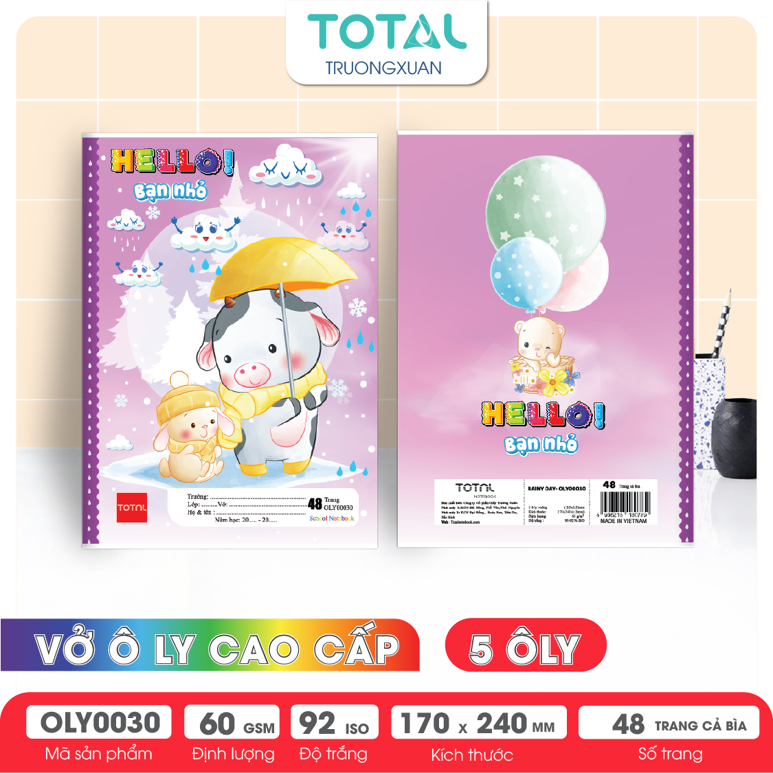 Vở oly Total Rainy Day 48 trang 5 ôly