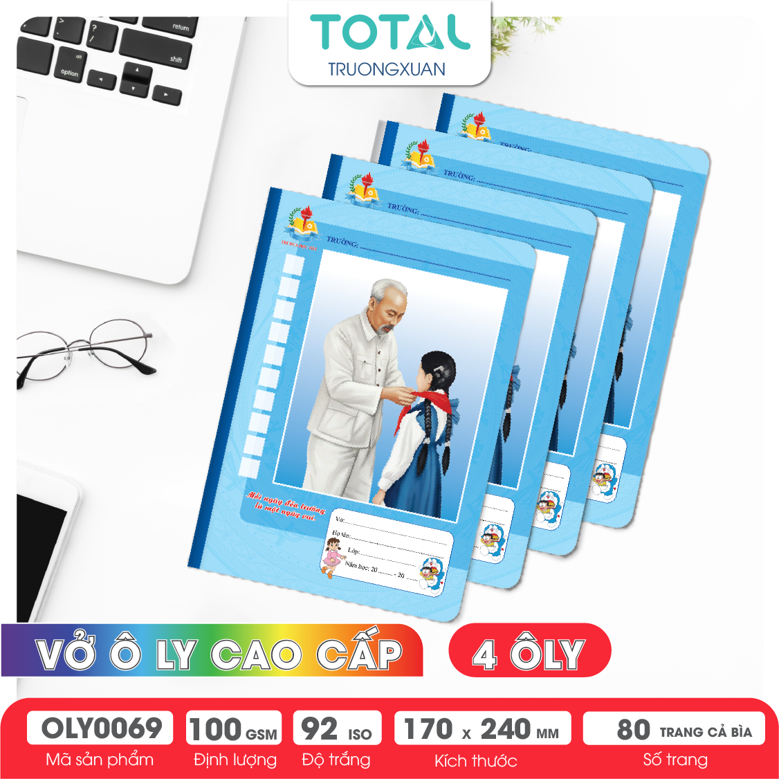 Vở oly Bác Hồ 80 trang 4 ôly