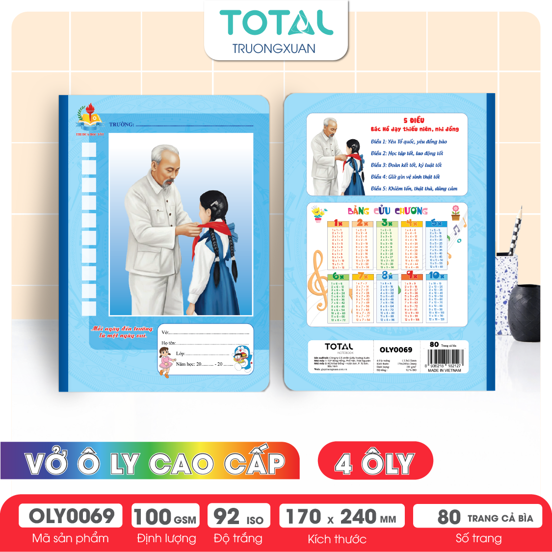 Vở oly Bác Hồ 80 trang 4 ôly