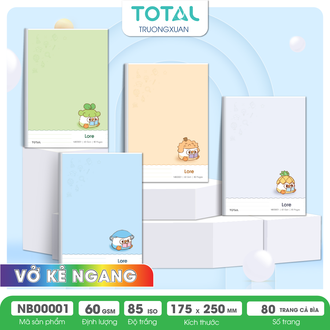 Vở kẻ ngang Lore 80 trang