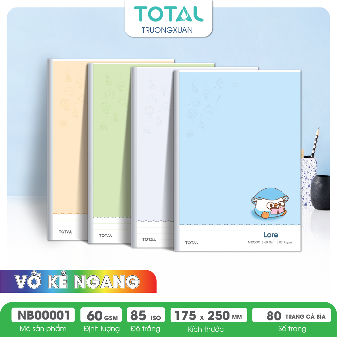 Vở kẻ ngang Lore 80 trang