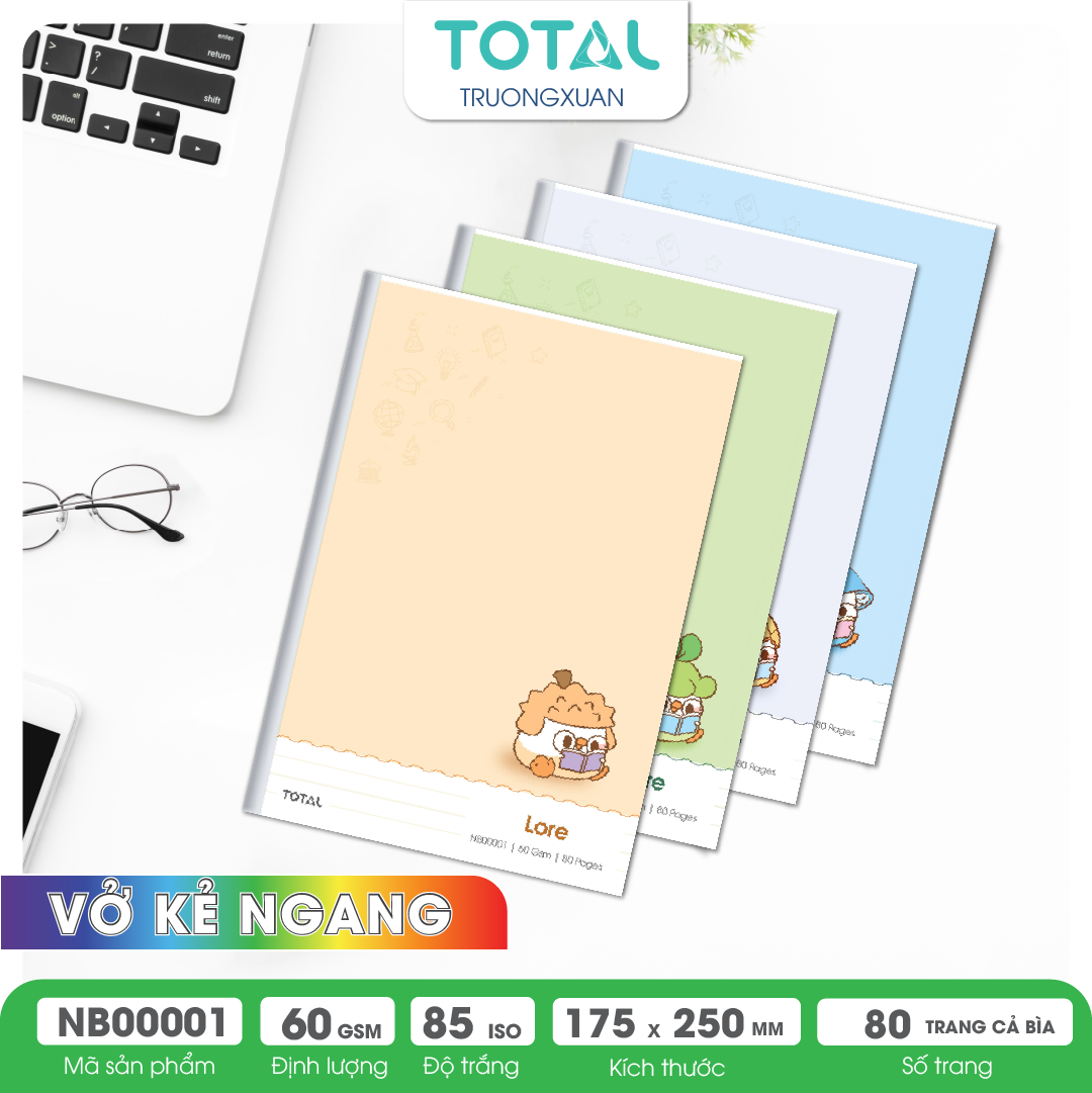 Vở kẻ ngang Lore 80 trang