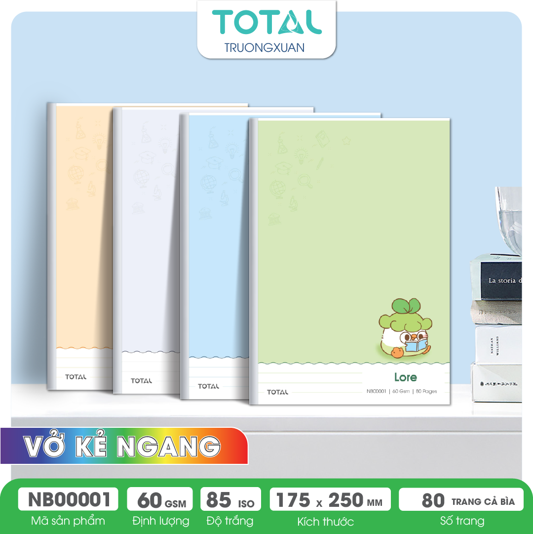 Vở kẻ ngang Lore 80 trang