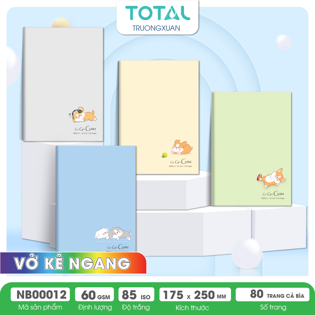 Vở kẻ ngang Total Friend 80 trang