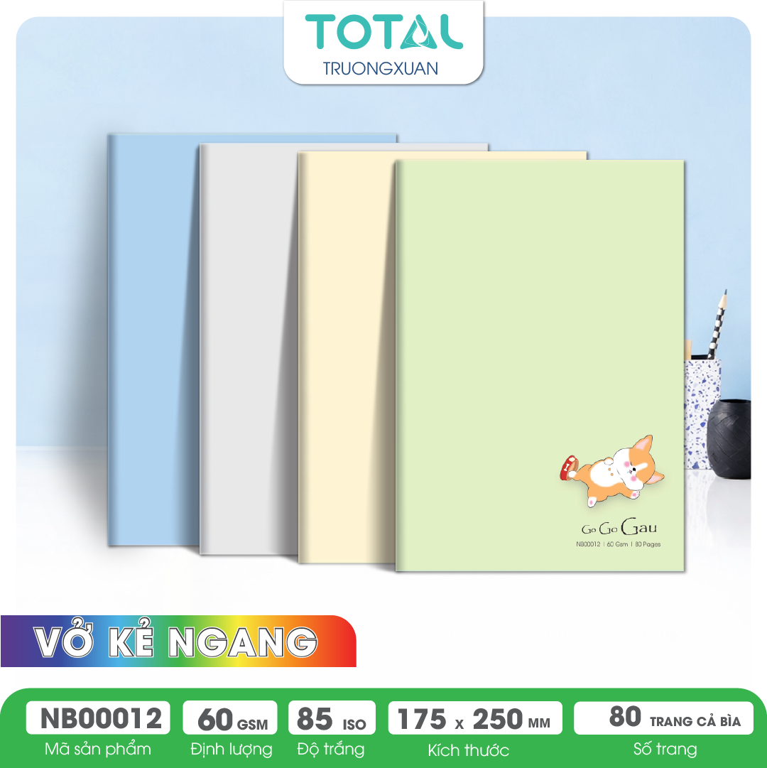 Vở kẻ ngang Total Friend 80 trang