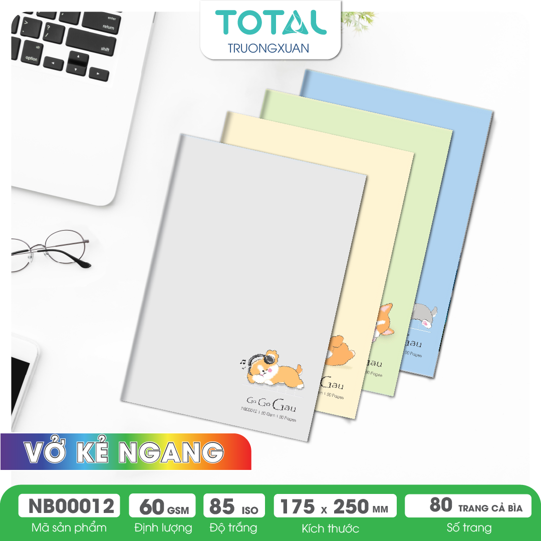 Vở kẻ ngang Total Friend 80 trang