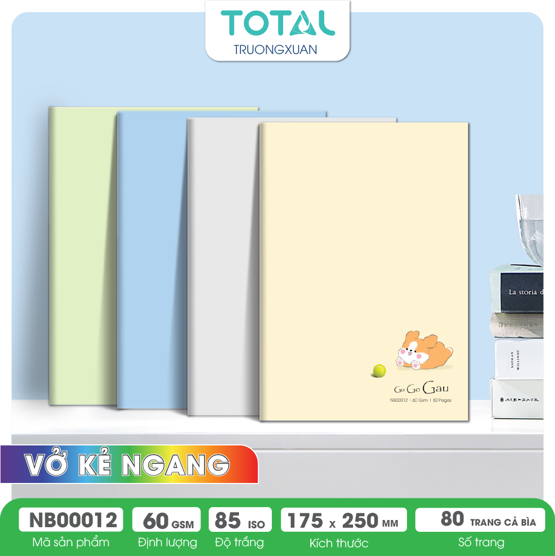 Vở kẻ ngang Total Friend 80 trang
