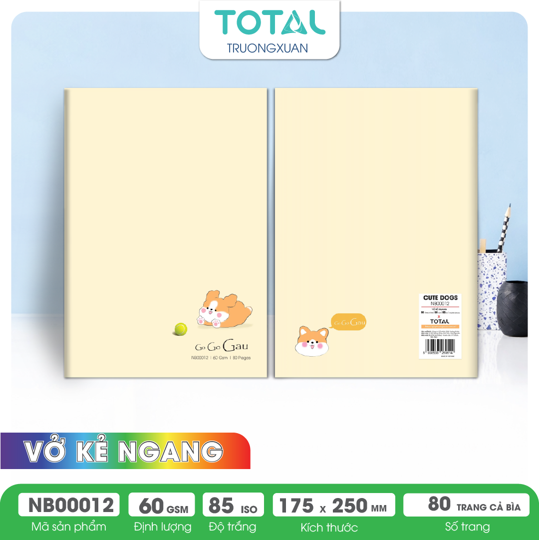 Vở kẻ ngang Total Friend 80 trang