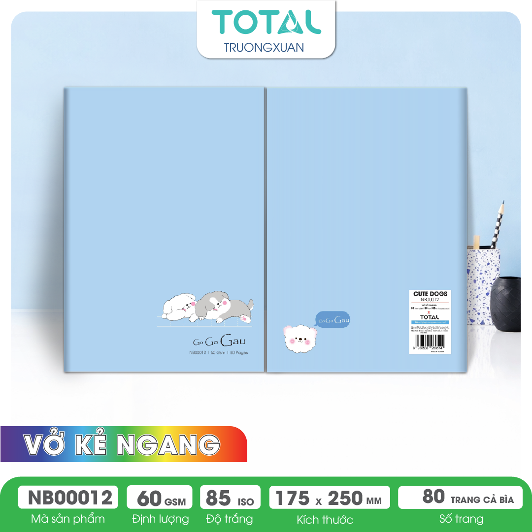 Vở kẻ ngang Total Friend 80 trang