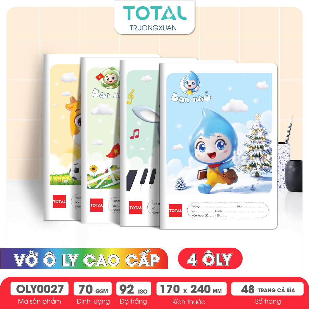 Vở oly Total Bạn Nhỏ 48 trang 4 ôly