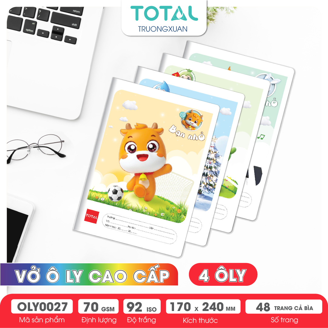 Vở oly Total Bạn Nhỏ 48 trang 4 ôly