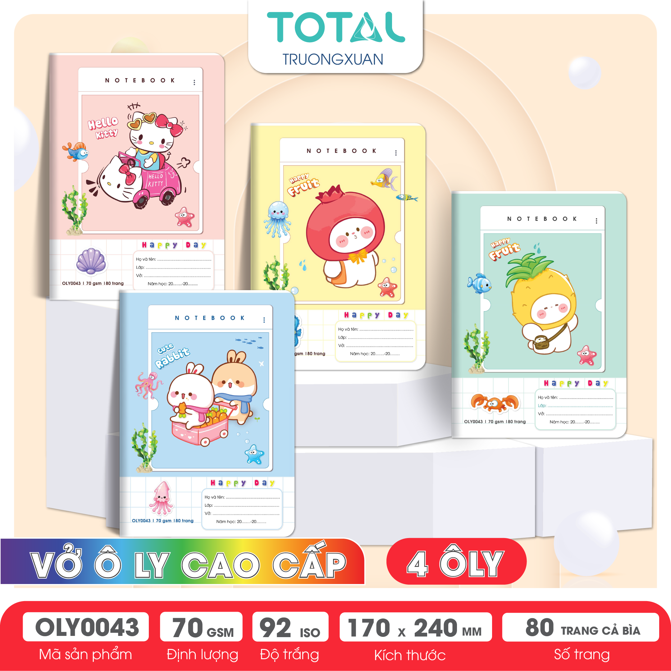 Vở oly Total Happy Day 80 trang 4 ôly