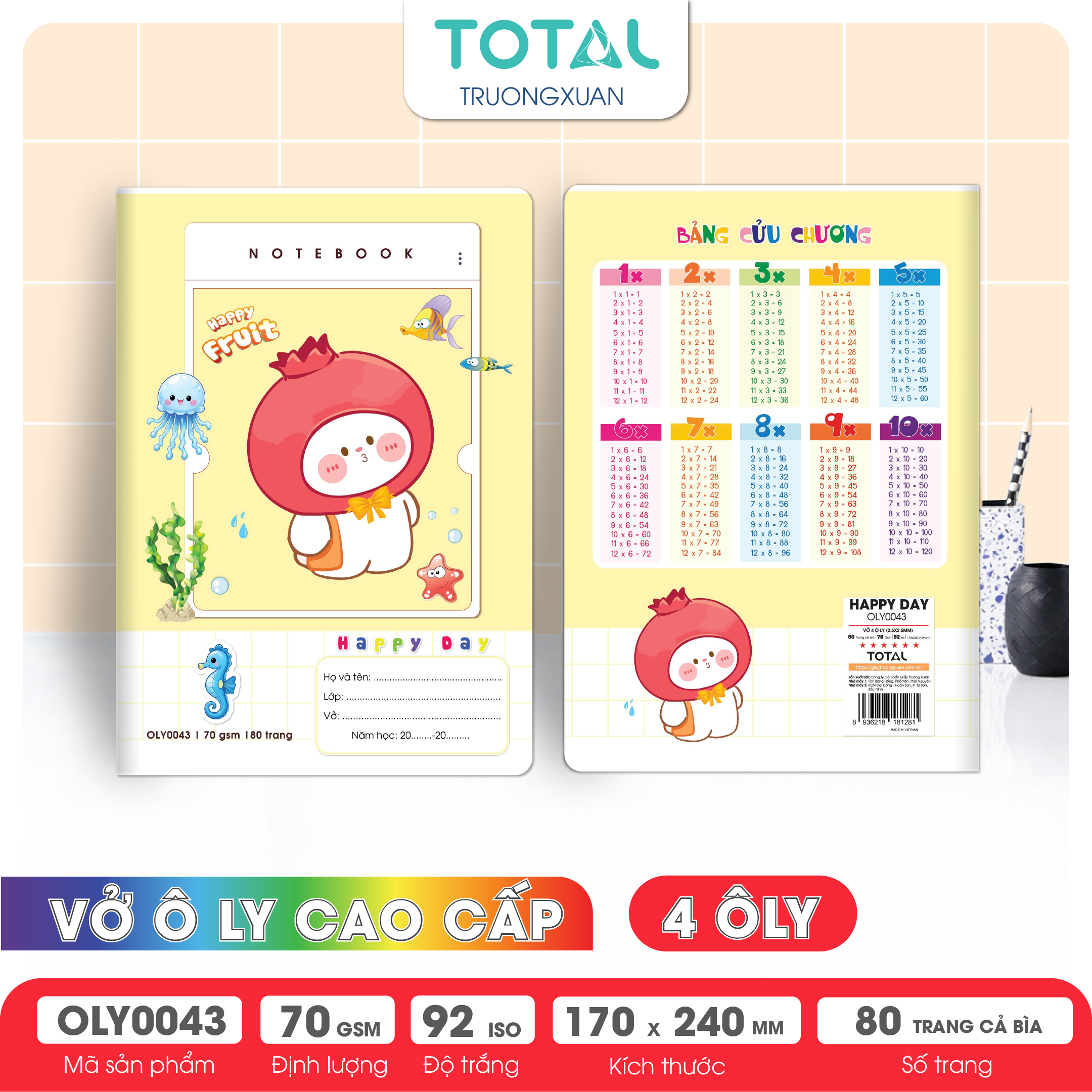 Vở oly Total Happy Day 80 trang 4 ôly