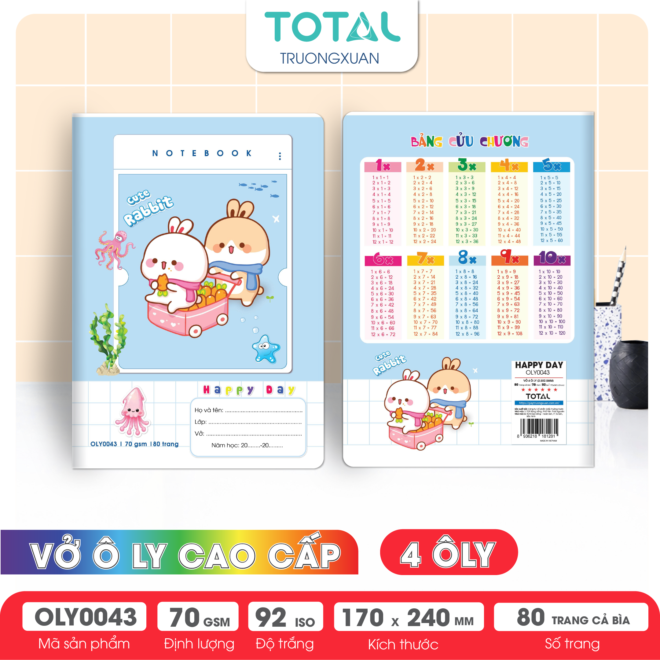 Vở oly Total Happy Day 80 trang 4 ôly