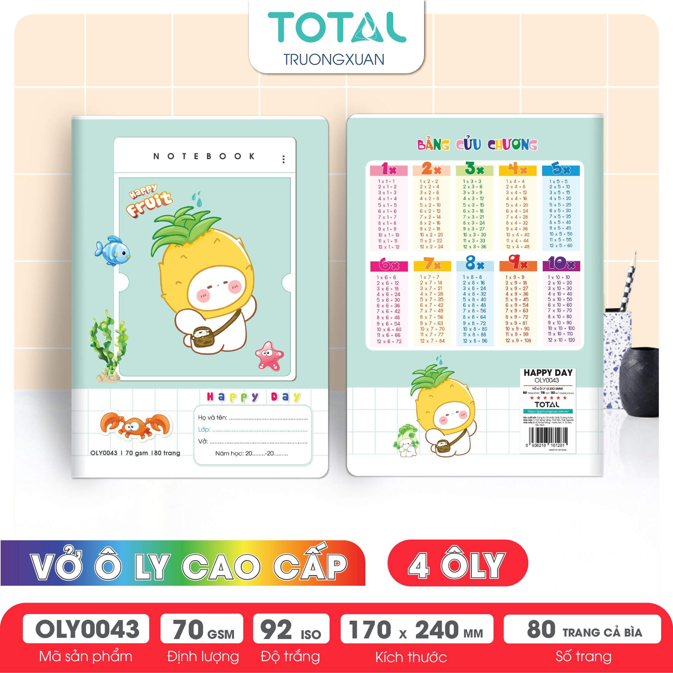 Vở oly Total Happy Day 80 trang 4 ôly