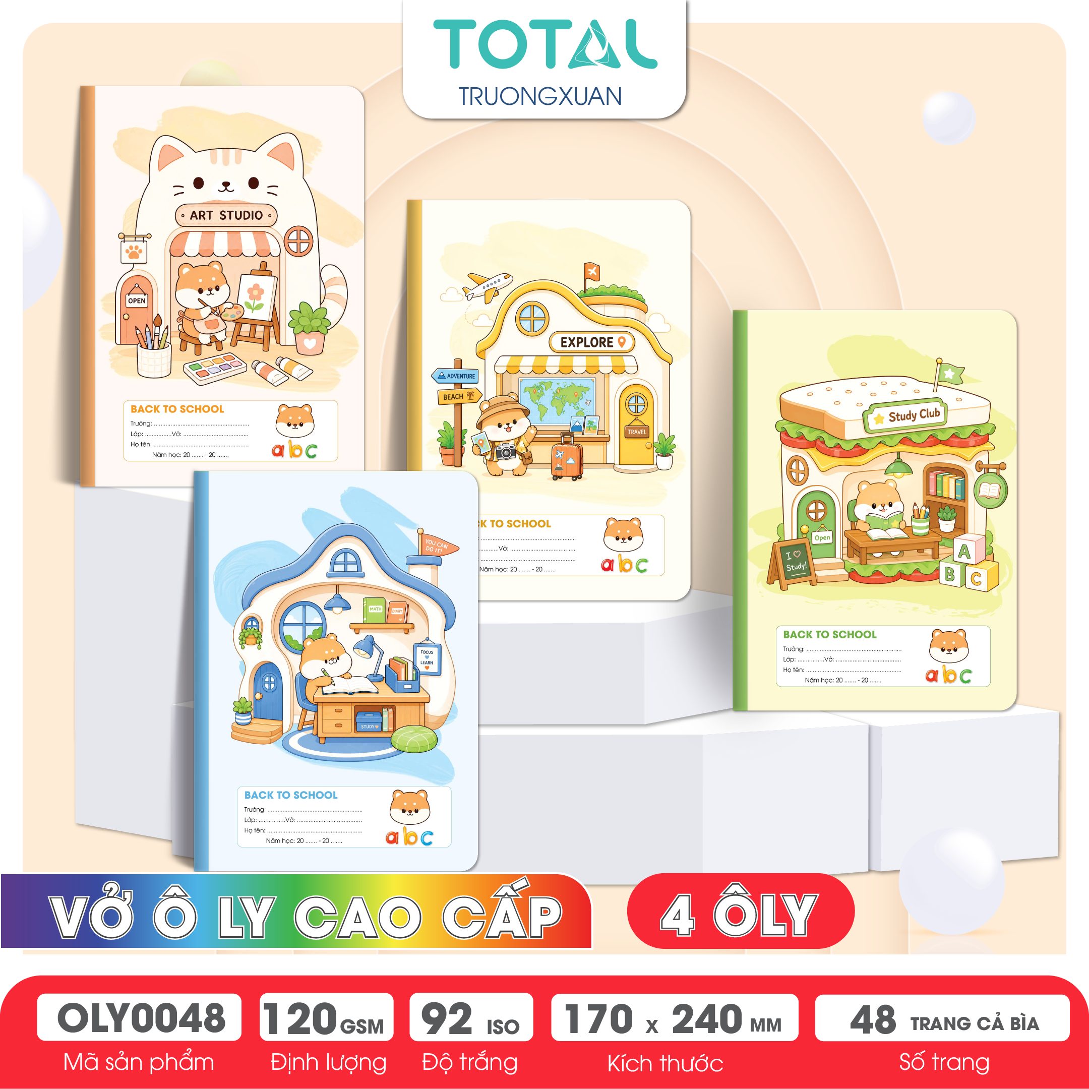 Vở oly Total ABC 48 trang 4 ôly