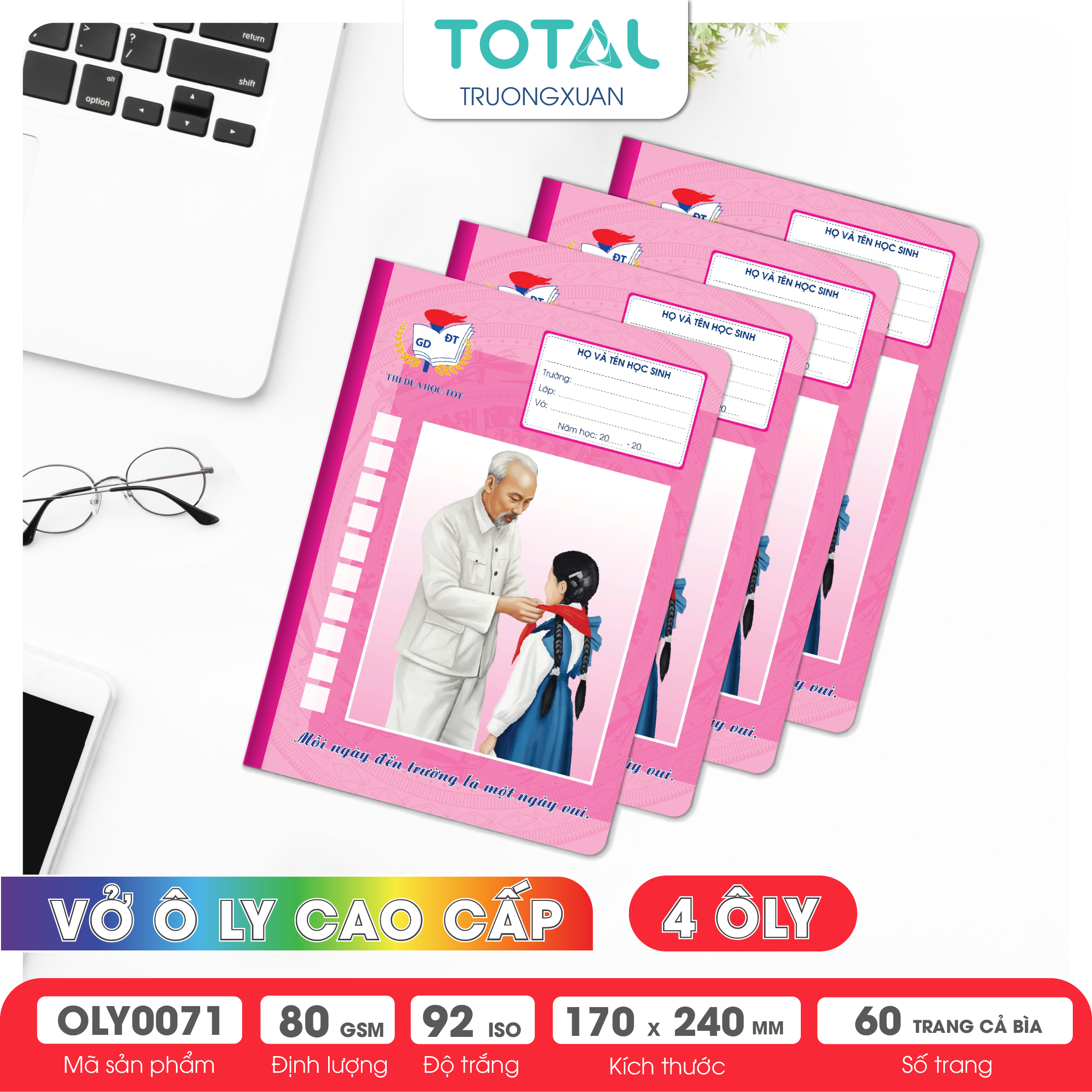 Vở oly Bác Hồ 60 trang 4 ôly