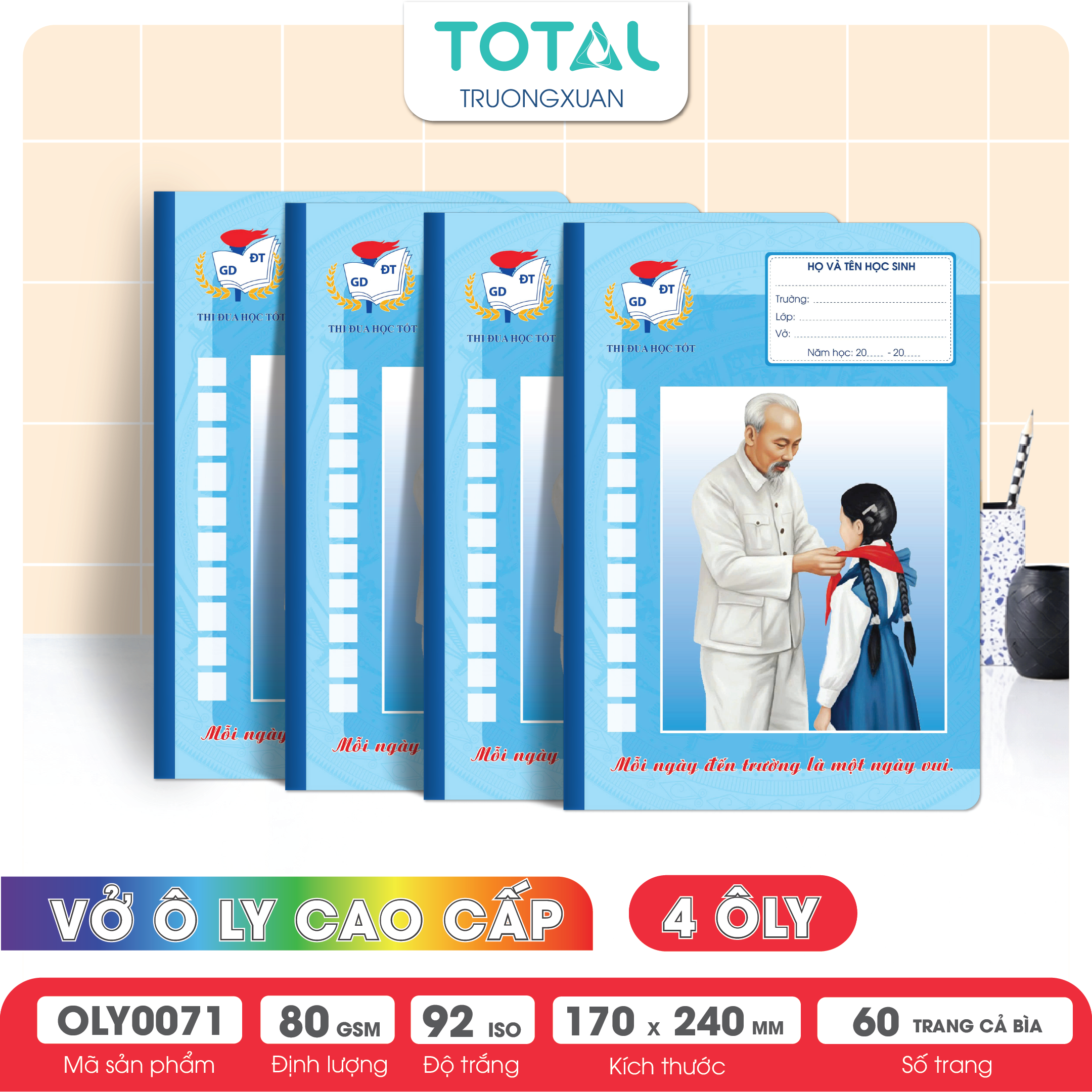 Vở oly Bác Hồ 60 trang 4 ôly